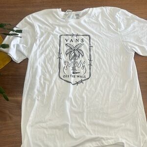 2XL Vans White T-Shirt new with tags